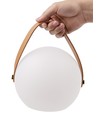 Lampe de table LED RGB rechargeable - Blanc, télécommande incl., IP54 extérieur