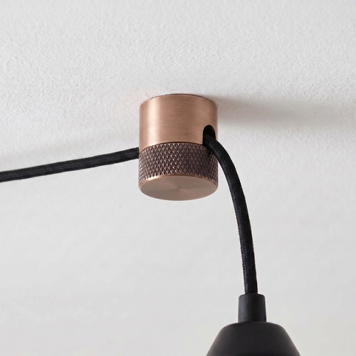 Suspension en cuivre - Pour lampes suspendues, par ex.