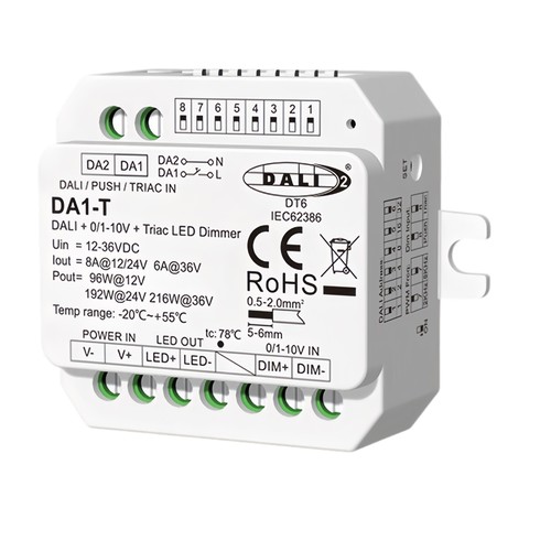 Variateur LEDlife DALI, 1-10V, Triac - 12-36V