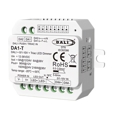 Variateur LEDlife DALI, 1-10V, Triac - 12-36V