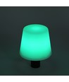 Lampe bouteille LED RGB rechargeable - Blanc, télécommande incl., IP54