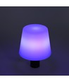 Lampe bouteille LED RGB rechargeable - Blanc, télécommande incl., IP54