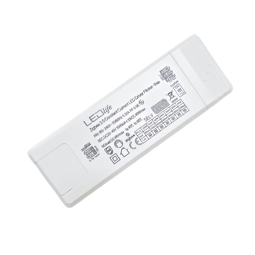 Driver CCT 40W / 700-1000mA pour panneau LED - 20-40V, Zigbee, compatible Hue, 5 ans de garantie, CCT réglable