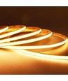 Ruban LED COB CCT 5m 6W/m, RA92 - 24V DC, IP20, 608 LED/m, 5mm de large