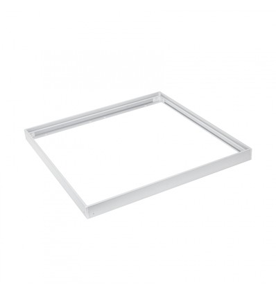 Cadre pour panneau LED 62,5x62,5 - Blanc, montage direct, hauteur 65mm