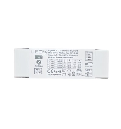 Driver CCT 48W / 1050-1200mA pour panneau LED - 15-40V, Zigbee, compatible Hue, CCT réglable