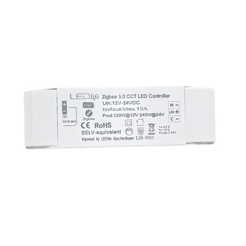 Contrôleur Zigbee CCT - compatible Hue, 12V (120W), 24V (240W)