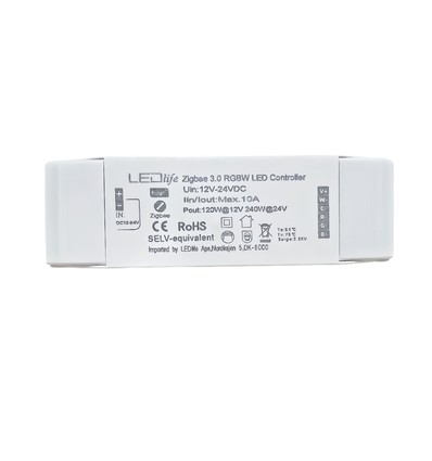 Contrôleur Zigbee RGBW - compatible Hue, 12V (120W), 24V (240W)