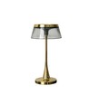 Lampe de table LED rechargeable - Or, tactile dimmable, CCT, IP54 int/ext