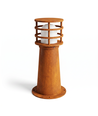 Lampe de jardin Corten 11W - 40 cm, IP65 extérieur, source lumineuse incluse