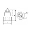 Adaptateur GU10 vers E14