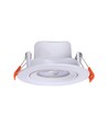 Pack de 10 spots LED encastrables 7W Ø8,8cm - Trou: Ø6,8 cm, CCT - 3 couleurs