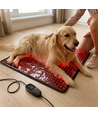 Tapis de luminothérapie pour chien et chat - rouge et proche infrarouge, 60x60 cm, 60W