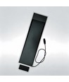 Borne de jardin noire - 11W, 80 cm, IP65 extérieur, source lumineuse incl.