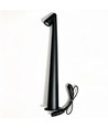 Borne de jardin noire - 8W, 80 cm, IP65 extérieur, source incluse
