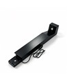 Lampe de jardin Z noire - 10W, 80 cm, IP65 extérieur, source incl.