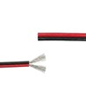 Câble 20m rouge/noir - 2x0,35mm², 12V-24V, pour ruban LED