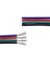 Câble RGB 10m - 4x0,35mm², 12V-24V, pour ruban LED