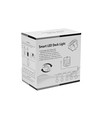 Lot de 10 spots encastrables sol avec minuterie/capteur - 0,5W, rond, inox, avec alimentation