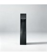 Borne de jardin noire - 13W, 100 cm, IP65 extérieur, source incluse