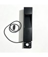 Borne de jardin noire - 13W, 100 cm, IP65 extérieur, source incluse
