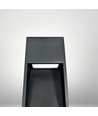 Borne de jardin noire - 13W, 100 cm, IP65 extérieur, source incluse