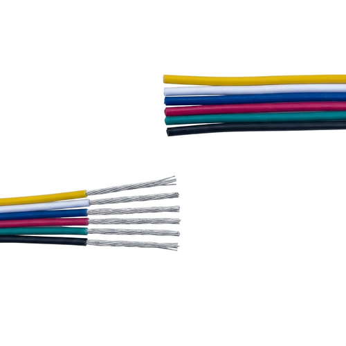 Câble RGBCCT 10m - 6x0,35mm², 12V-24V, pour ruban LED