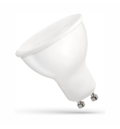 Ampoule LED GU10 4W - Dépolie, plastique blanc