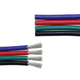 5m Câble RGB 1,2mm² - 4 fils (16AWG), 12V-24V pour ruban LED