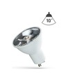 Spot LED GU10 6W - 10° extra focalisé