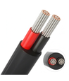 20m Câble rouge/noir, noir rond - 2x0,35mm², 12V-24V, pour ruban LED