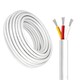 Câble CCT 100m, blanc rond - 3x0,35mm², 12V-24V pour ruban LED