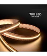 Ruban LED V-Tac 5m 22W/m - 24V, IP20, 4000K, 700 LED/m