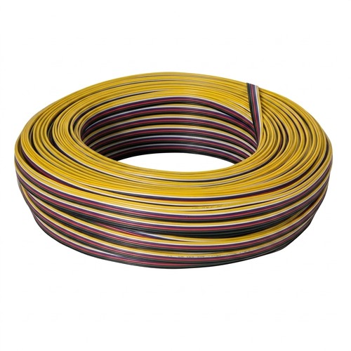 Câble RGBCCT 100m 1,2mm² - 6 fils (16AWG), 12V-24V pour ruban LED