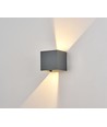 Applique 6W CUBIC PRO dimmable - IP65, anthracite, ajustable, haut/bas, intérieur/extérieur, source incluse