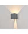 Applique 6W CUBIC PRO dimmable - IP65, anthracite, ajustable, haut/bas, intérieur/extérieur, source incluse