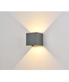 Applique 6W CUBIC PRO dimmable - IP65, anthracite, ajustable, haut/bas, intérieur/extérieur, source incluse