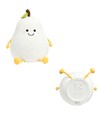 Veilleuse Poire MOCHI en silicone souple - rechargeable, changement de couleur + blanc chaud