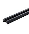 Kit rail 1 phase BASIC - 1m, Noir, 3 spots, GU10, sans ampoule