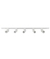 Kit rail triphasé BASIC - 2m, Blanc, 5 spots, GU10, sans ampoule