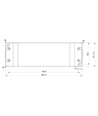 Alimentation Snappy 200W / 12V DC - 16.6A, IP20 intérieur