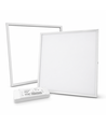 6 pcs. Panneau Troldtekt + cadre à ressort - Hauteur: 12,5mm, UGR19, 60x60, driver dimmable