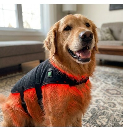 Couverture de luminothérapie pour chien - Infrarouge, avec powerbank, Grand modèle 80 x 40 cm