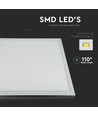 Panneau Troldtekt 60x60 + cadre à ressorts - Hauteur : 12,5mm, Kit complet, 36W
