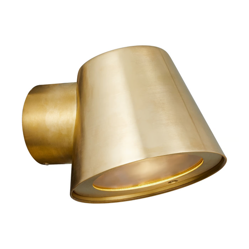Applique murale NORIK GU10 - IP54, laiton, extérieur, sans source lumineuse