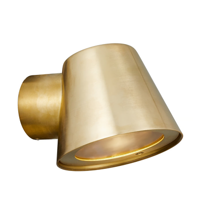 Applique murale NORIK GU10 - IP54, laiton, extérieur, sans source lumineuse