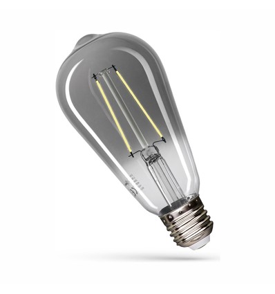 Ampoule LED E27 2,5W ST65 - Modernshine ampoule décorative, verre ambré