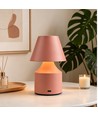 Lampe de table LED rechargeable - Rose, tactile dimmable, 3-en-1, IP20