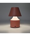 Lampe de table LED rechargeable - Rose, tactile dimmable, 3-en-1, IP20
