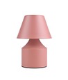 Lampe de table LED rechargeable - Rose, tactile dimmable, 3-en-1, IP20